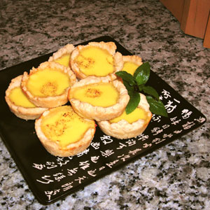 Asian Food Cookbook on Chinese Custard Tarts More Recipes Like This